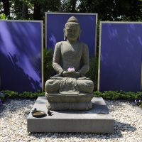 Neuer Garten Feng Shui | Gartendekoration Budda Statue